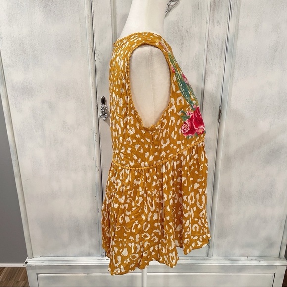 Savanna Jane Animal Print Floral Tank Size L - Picture 4 of 6